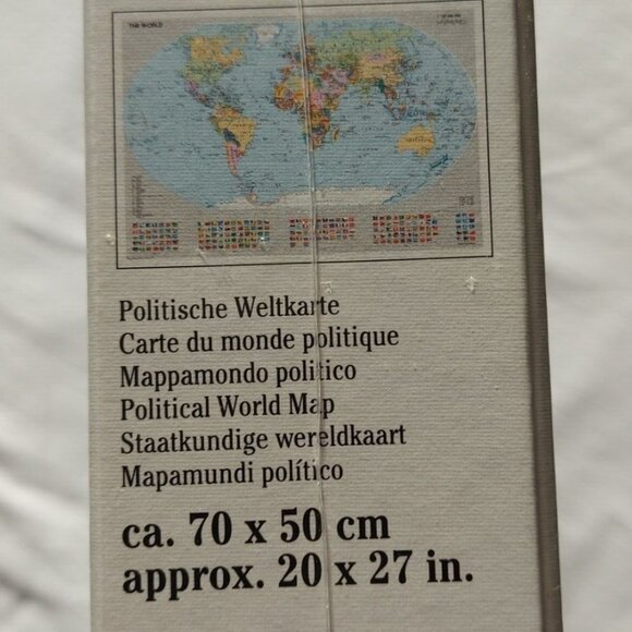 Ravensburger THE WORLD Political World Map Flags 1000 Pc. Puzzle Germany NEW - Picture 9 of 13